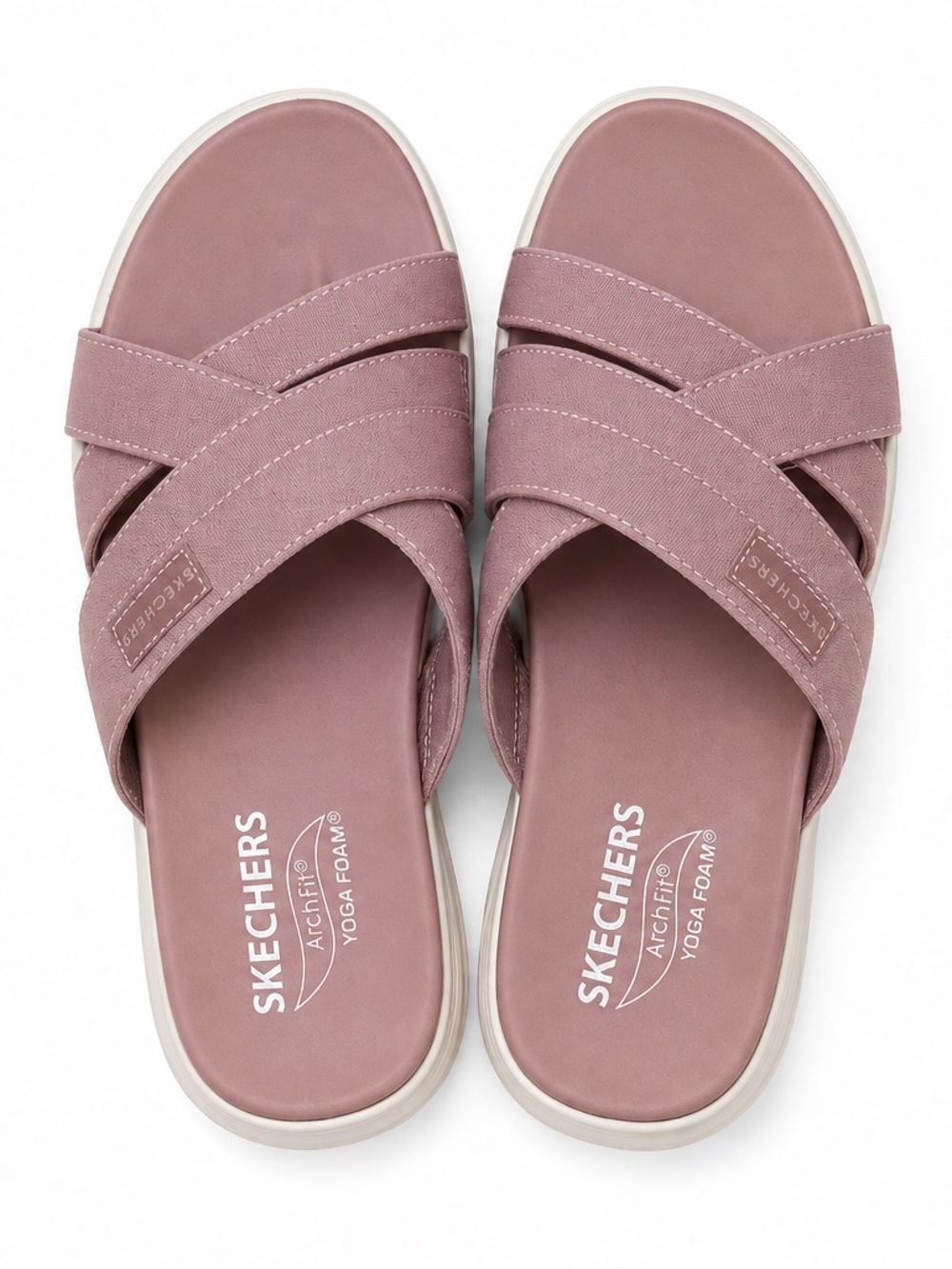 Skechers Arch Fit Arcade Daylily Mauve Sandals Size 8 NWOT